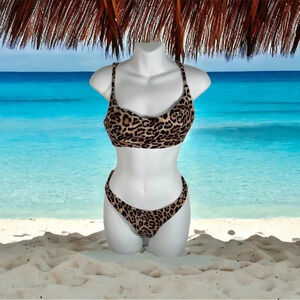 PEIXOTO Swimwear Leopard 🐆 Print‎ Bikini Set